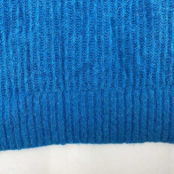 Everlane The Oversized Alpaca Crew Sweater in Heathered Blue Size Small - Picture 9 of 14
